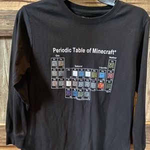 Minecraft Graphic Long Sleeve Shirt